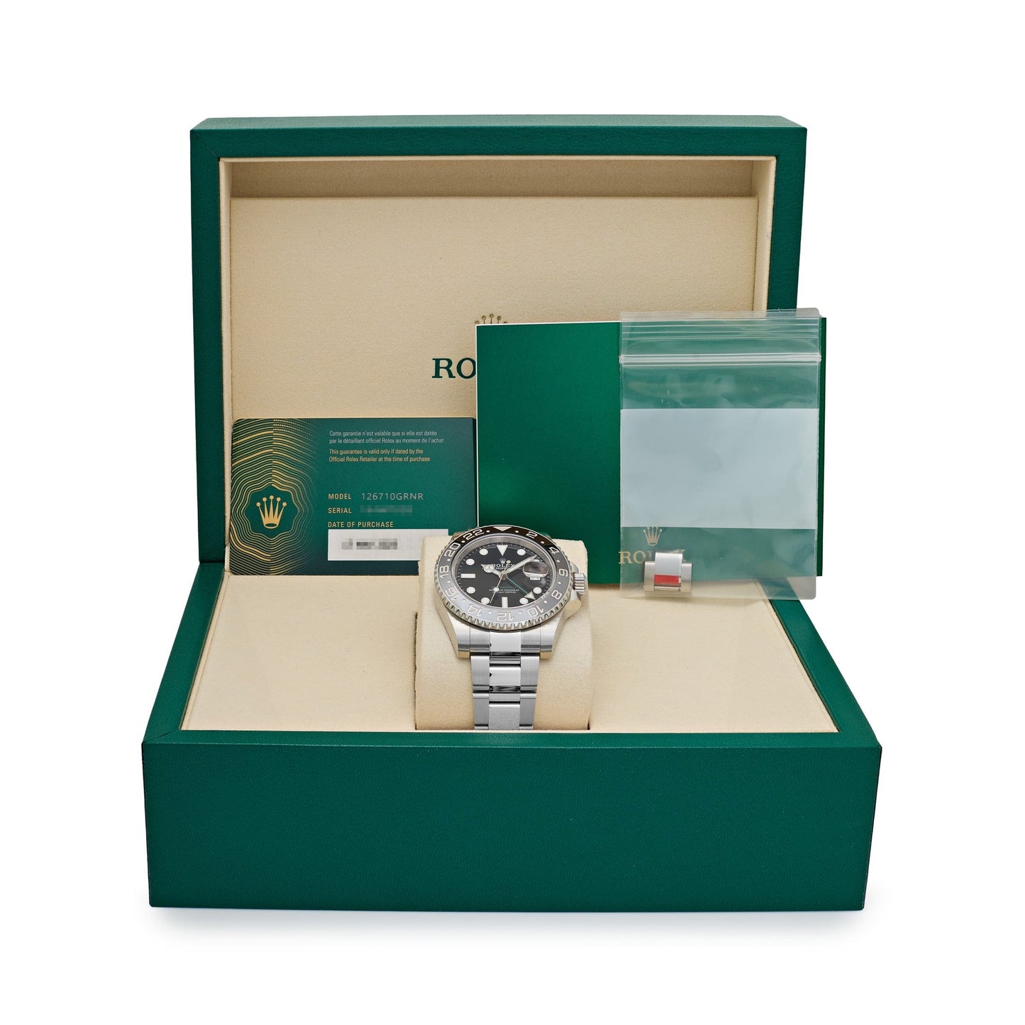 Rolex GMT-Master II 3285 126710GRNR 'Bruce Wayne' Stainless Steel Black Dial Oyster (2025)