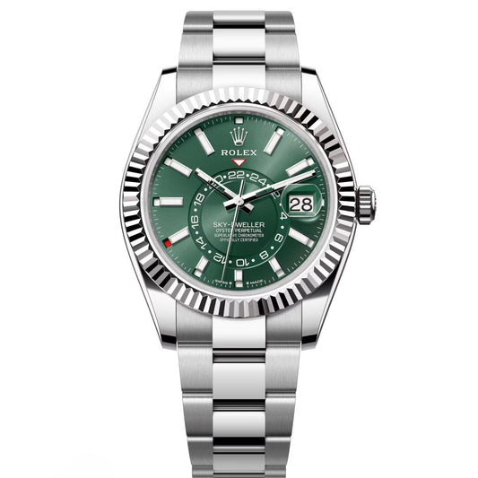 Rolex  Sky-Dweller 42mm 336934-0001 Stainless Steel Green Dial Oyster