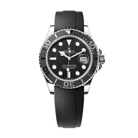 Rolex Yacht-Master 42 – Black Dial – Oysterflex
