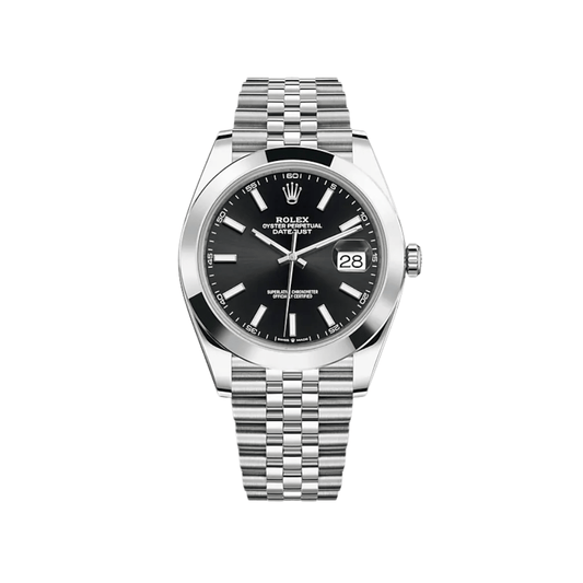 Rolex Datejust 41 126300 Stainless Steel Black Dial Jubilee